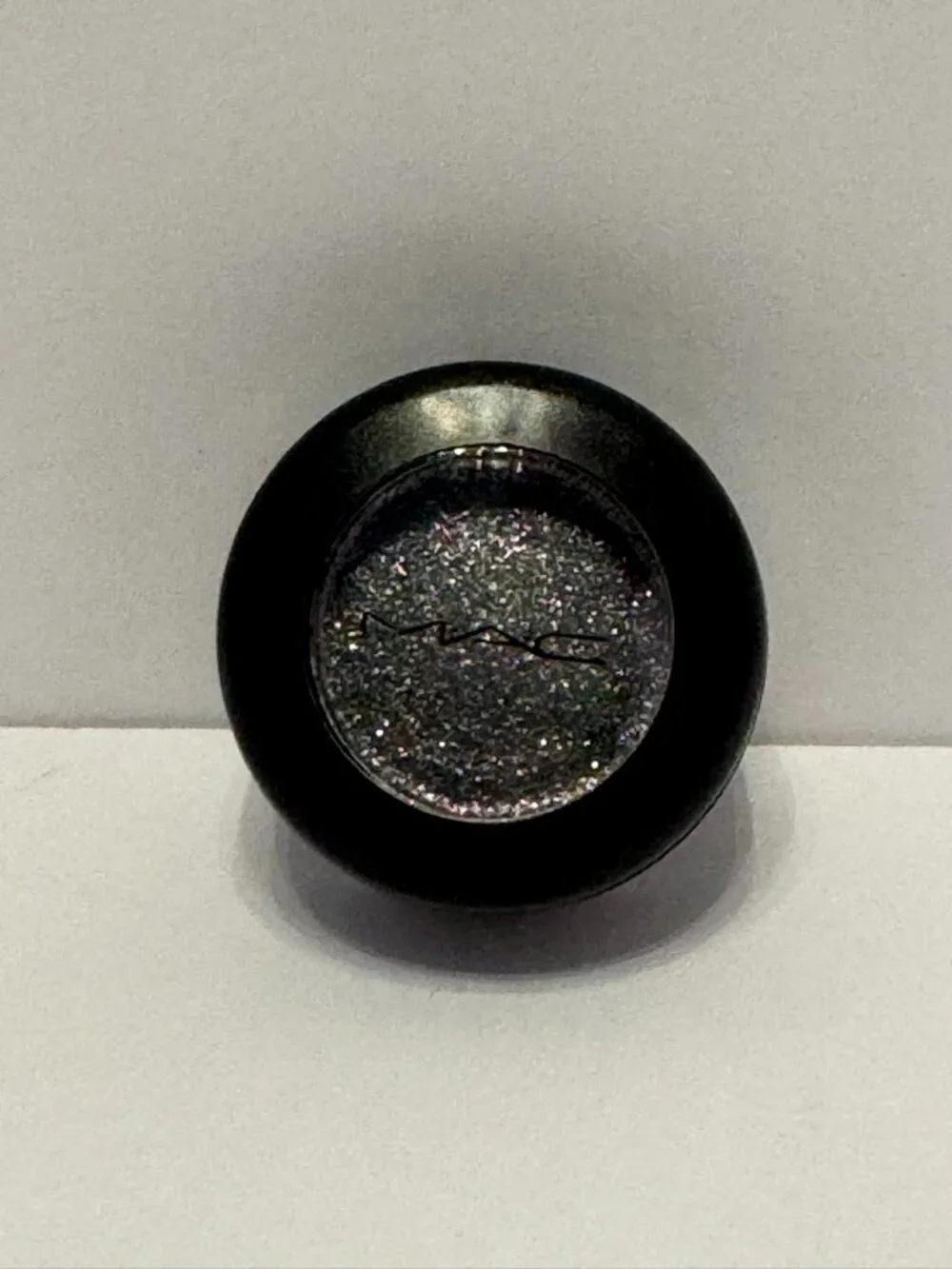 MAC Say It Isn't So Dazzleshadow Eye Shadow Single Dark Grey Glitter Pot New